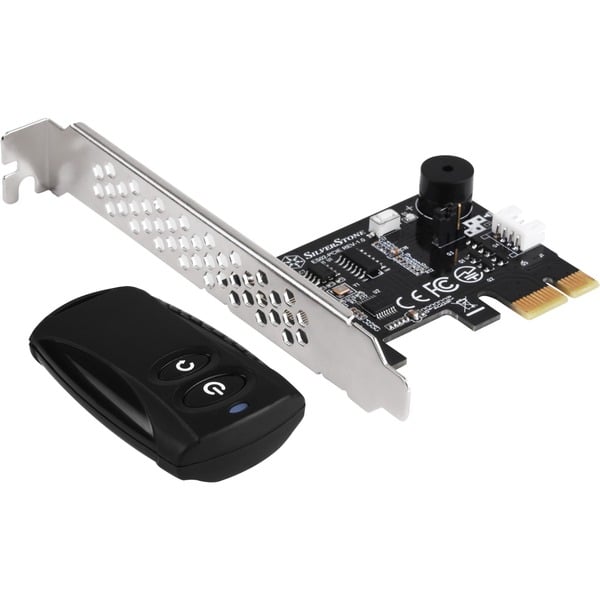 SilverStone SST-ES02-PCIe Mando a distancia negro