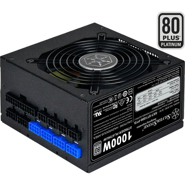 SilverStone SST-ST1000-PTS 1000W Fuente de alimentación de PC negro