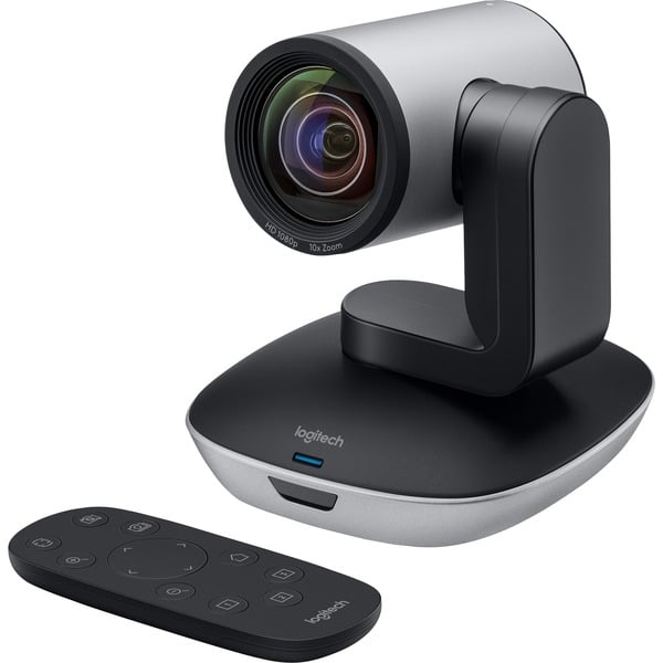 Logitech PTZ Pro 2 Negro Gris 30 pps Webcam negro/Plateado Full HD 30 pps 90° 10x Negro Gris