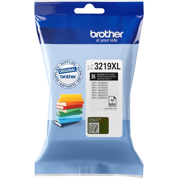 Brother LC-3219XLBK cartucho de tinta Original Negro Tinta a base de pigmentos 3000 páginas