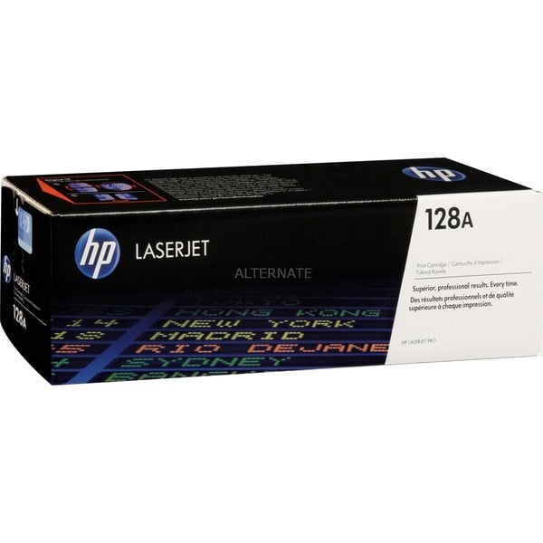 HP Cartucho de tóner original LaserJet 128A amarillo amarillo 1300 páginas Amarillo 1 pieza(s) Minorista