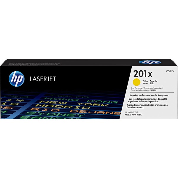 HP Cartucho de tóner original LaserJet 201X amarillo de alta capacidad 2300 páginas Amarillo 1 pieza(s)