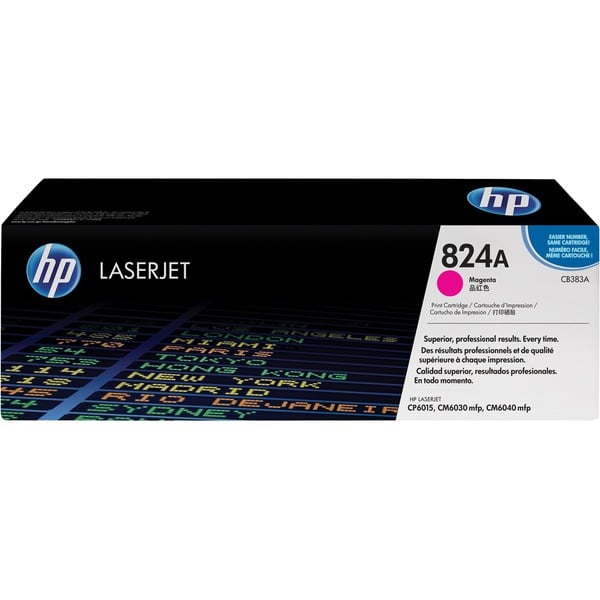 HP Cartucho de tóner original LaserJet 824A magenta 21000 páginas Magenta 1 pieza(s) Minorista