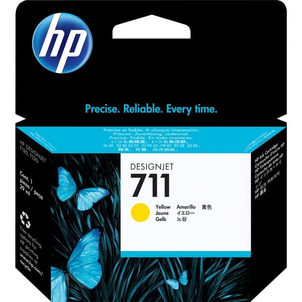 HP Cartucho de tinta DesignJet 711 amarillo de 29 ml Tinta a base de pigmentos 1 pieza(s)