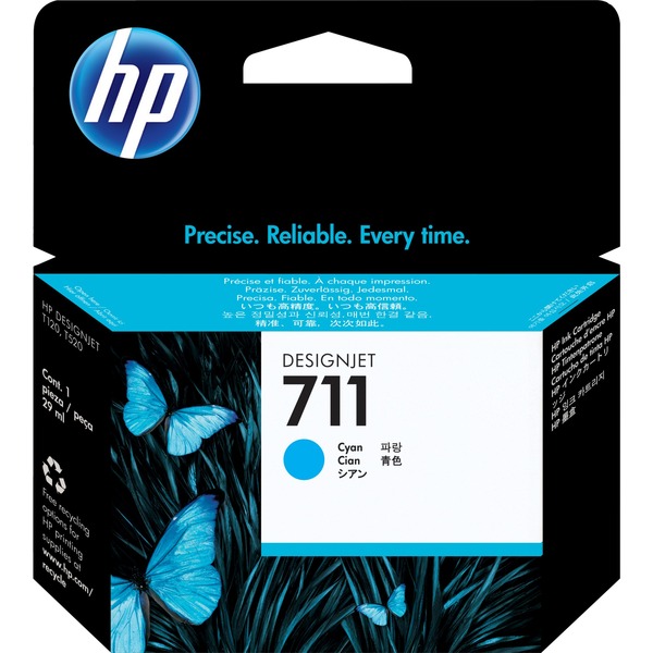 HP Cartucho de tinta DesignJet 711 cian de 29 ml Tinta a base de pigmentos 1 pieza(s)