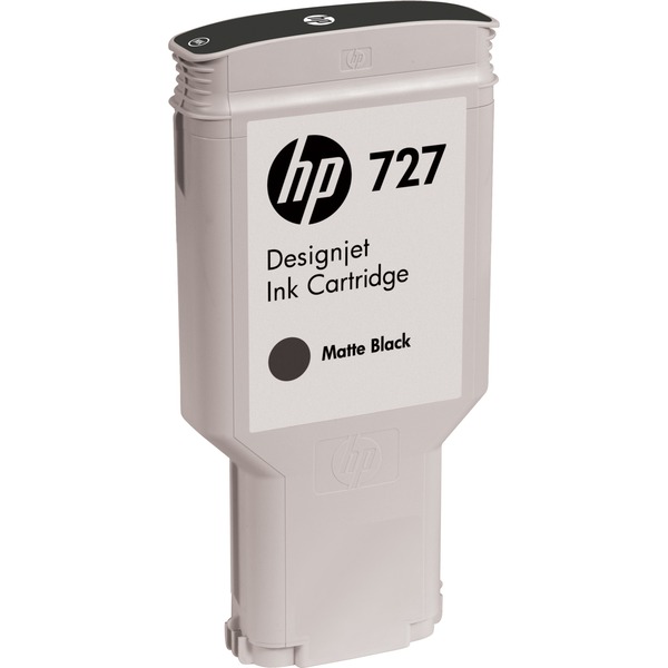 HP Cartucho de tinta DesignJet 727 negro mate de 300 ml Tinta a base de pigmentos Tinta a base de pigmentos 300 ml 1 pieza(s)