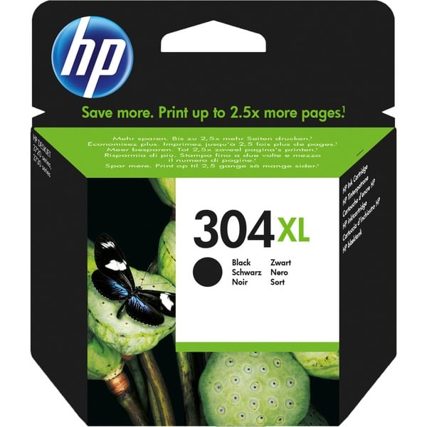 HP Cartucho de tinta Original 304XL negro Alto rendimiento (XL) Tinta a base de pigmentos 5,5 ml 300 páginas 1 pieza(s)