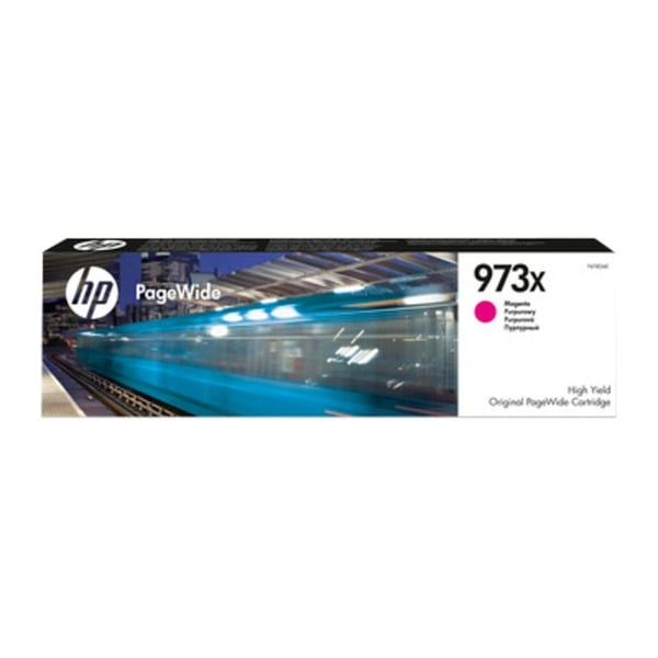 HP Cartucho magenta original PageWide 973X de alto rendimiento Tinta Alto rendimiento (XL) Tinta a base de pigmentos 86 ml 7000 páginas 1 pieza(s)