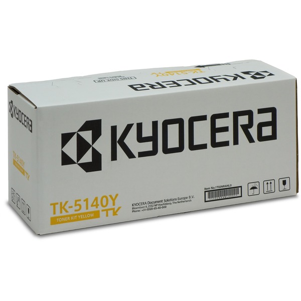 Kyocera TK-5140Y cartucho de tóner 1 pieza(s) Original Amarillo 5000 páginas Amarillo 1 pieza(s)