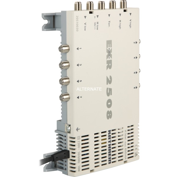 Kathrein EXR 2508 Gris Interruptor múltiple beige Gris 47 - 862 MHz 20 mA 650 g -20 - 55 °C 215 x 148 x 43 mm