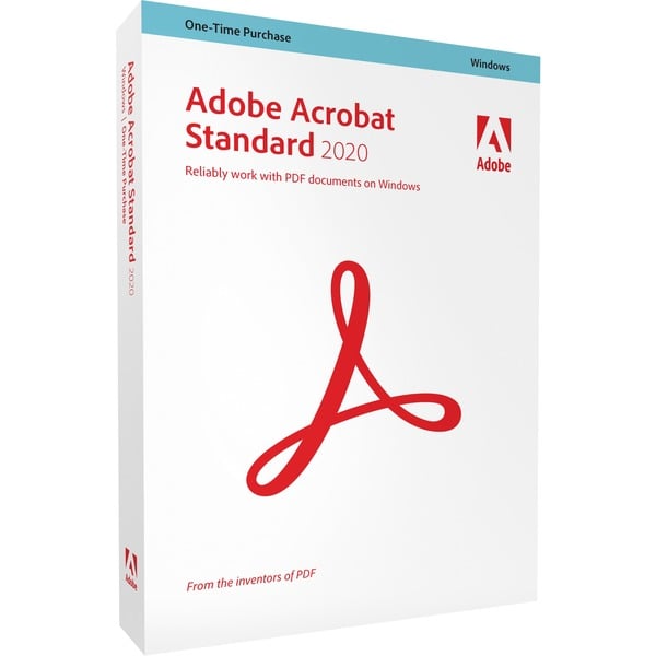 Adobe Acrobat Standard 2020 Software Descarga electrónica de software (ESD Electronic Software Download) Windows 10 Windows 7 Windows 8 Windows 8.1 4500 MB 1024 MB 1500 MHz